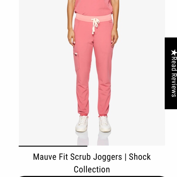 CODE NXT jogger scrub bottoms mauve - Picture 5 of 9